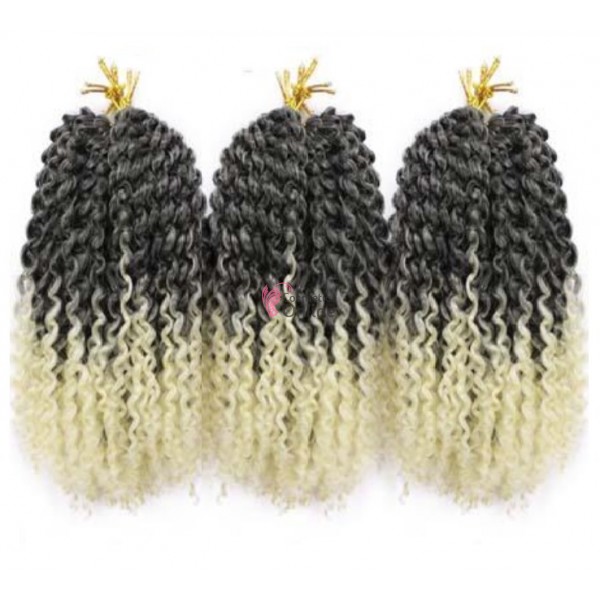Codite de par Afro Marley de 20 cm 003 Ombre Crochet Braids Brunet-Blond Deschis